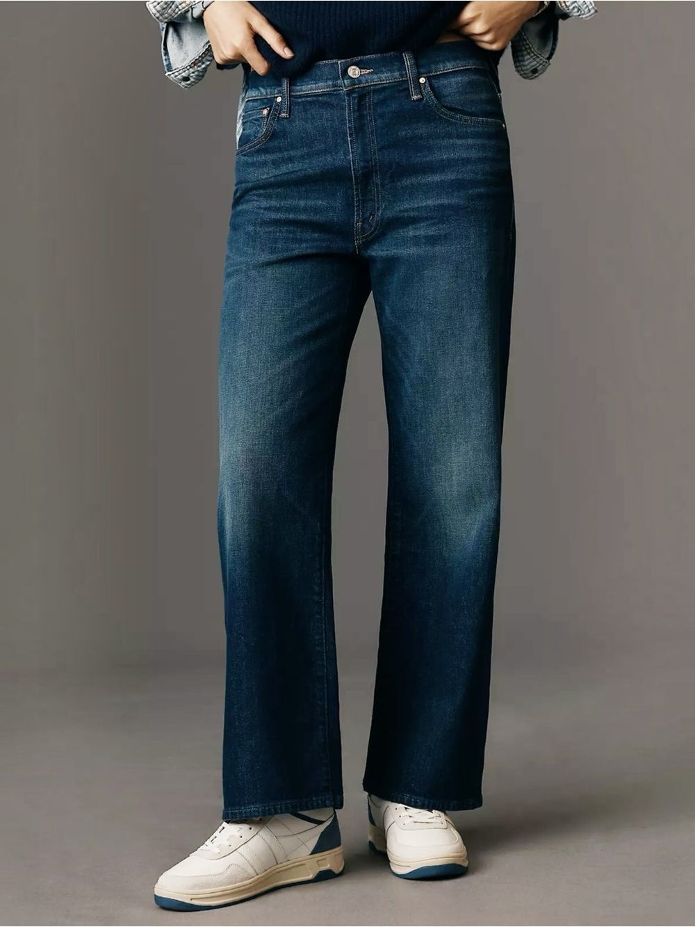 MOTHER Superior Dodger Flood Jeans 28 Digital Underground Slouchy Straight Leg